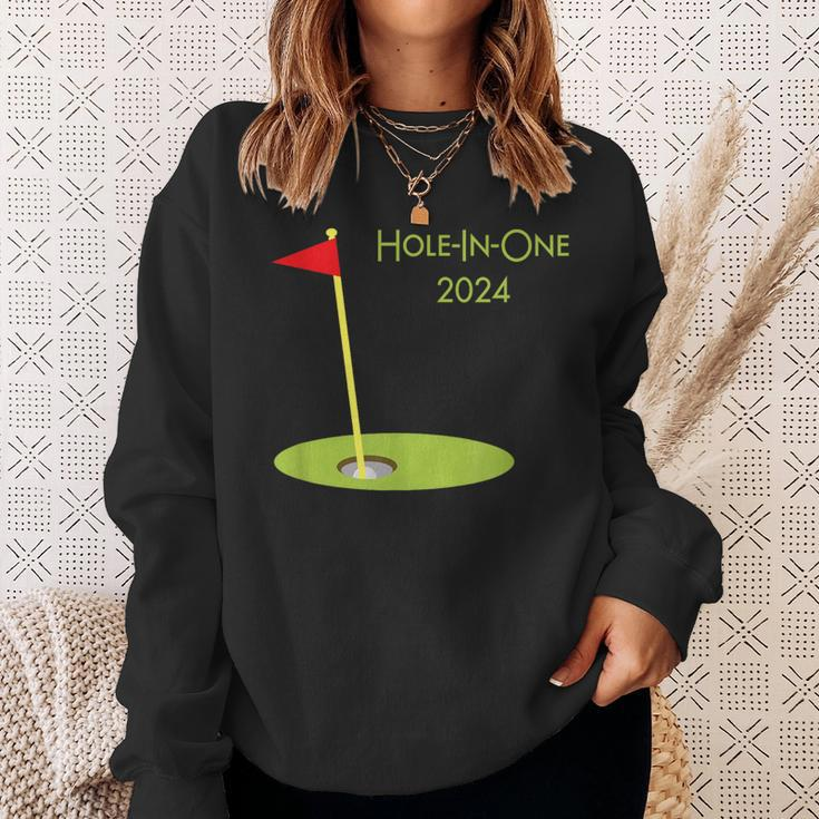 Golf Hole In One 2024 Sport Themed Golfing For Golfer Sweatshirt Gifts for Her