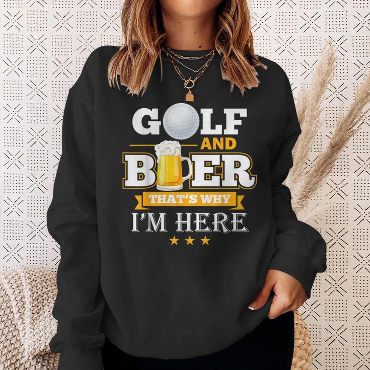 Golf Und Bier Sweatshirt Geschenke für Sie