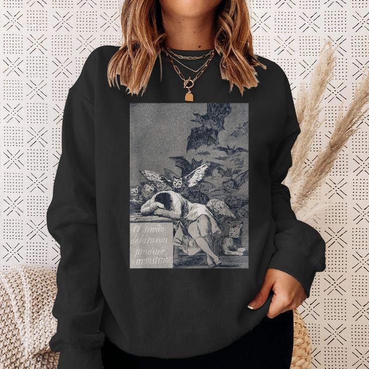Goya 2 Der Schlaf Der Vernunft Bringt Monster Hervorvorvorvor Sweatshirt Geschenke für Sie