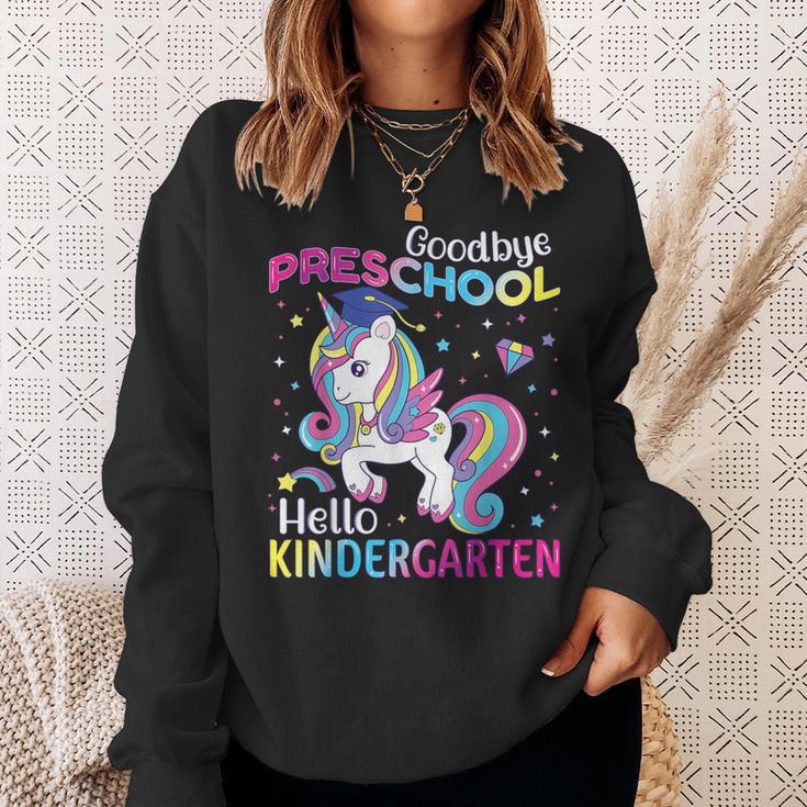 Graduation 2024 Goodbye Preschool Hello Kindergarten Unicorn Sweatshirt ...
