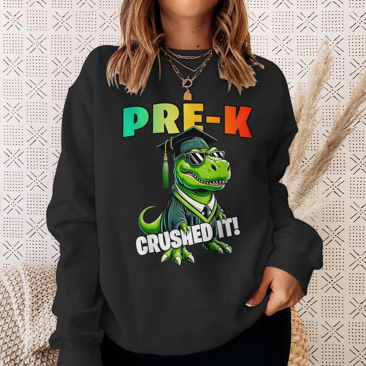Graduation Pre-K DinosaurRex Crushed It Boys Grad Sweatshirt Gifts for Her