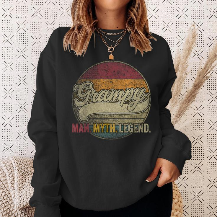 Grampy Grandpa Dad Birthday Father's Day Humor Sweatshirt Gifts for Her