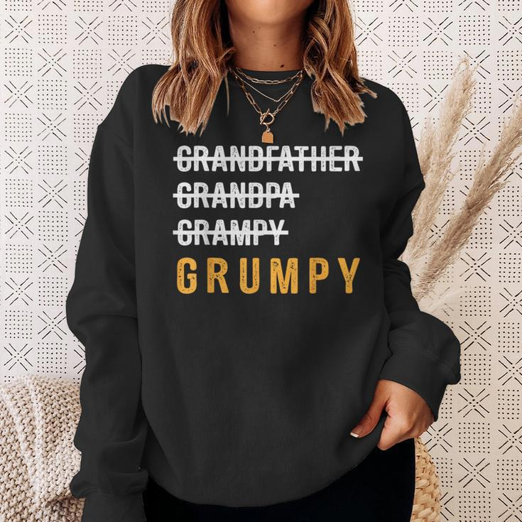 Grandfather Grandpa Grampy Grumpy Father's Day Sweatshirt Gifts for Her