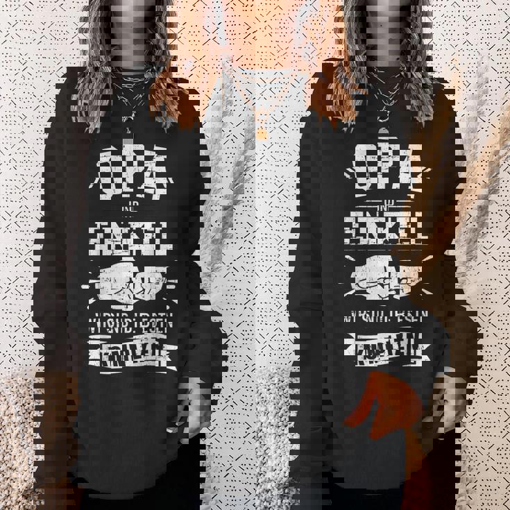 Grandpa Und Enkel Wir Sind Die Beste Komplizen Sweatshirt Geschenke für Sie