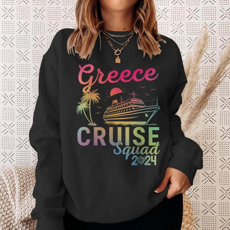 Greece Cruise Family 2024 Squad Vacation Matching Family Sweatshirt Gifts for Her