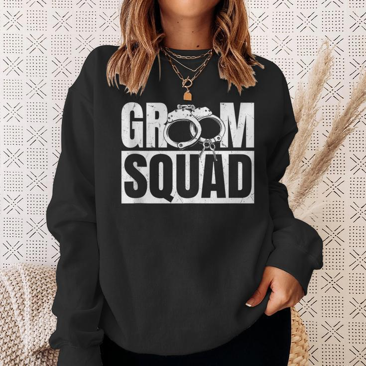 Groom Squad Groomsmen Wedding Bachelor Party Sweatshirt Gifts for Her