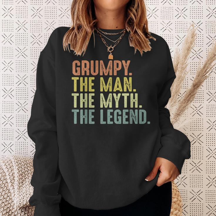 Grumpy Fathers Day Grumpy Myth Legend Sweatshirt Gifts for Her