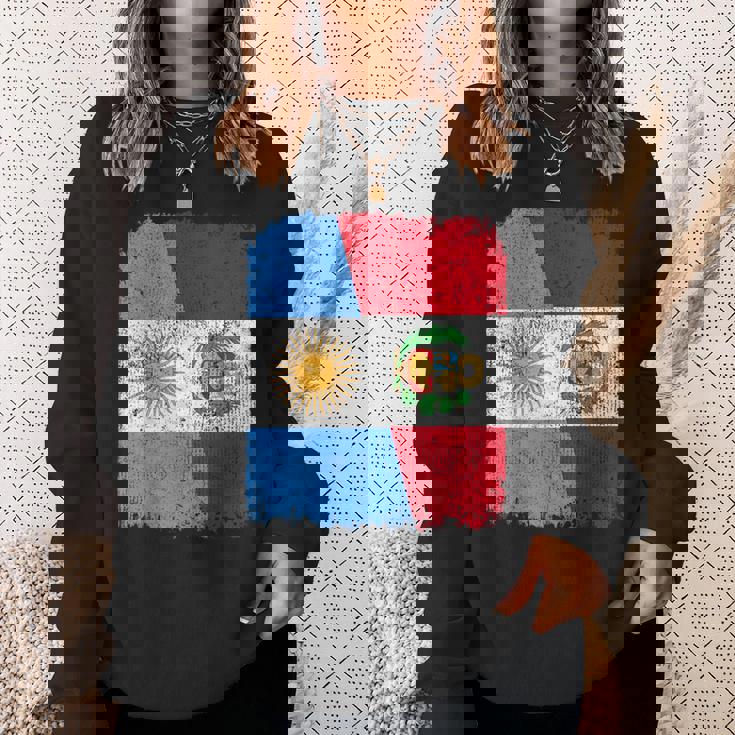 Half Argentinian Half Peruvian Flag Heritage Pride Roots Sweatshirt Gifts for Her