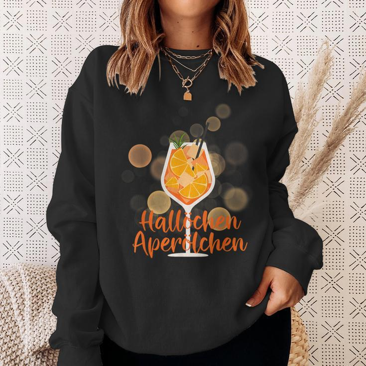 Hallöchen Aperölchen Spritz Party Fancy Dress Sweatshirt Geschenke für Sie