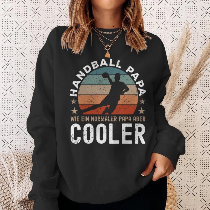 Handball Papa Handballer Slogan Sweatshirt Geschenke für Sie