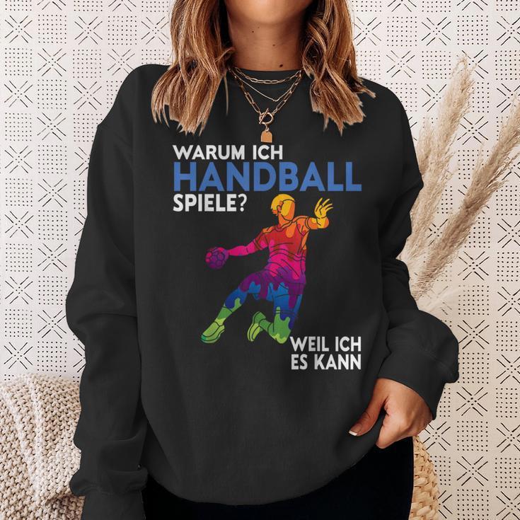 Handball Spieler s Für Herren Frauen Und Handball Fans Sweatshirt Geschenke für Sie