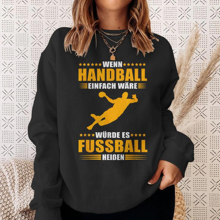 Handball Vs Fußball Genuine Handball Sweatshirt Geschenke für Sie