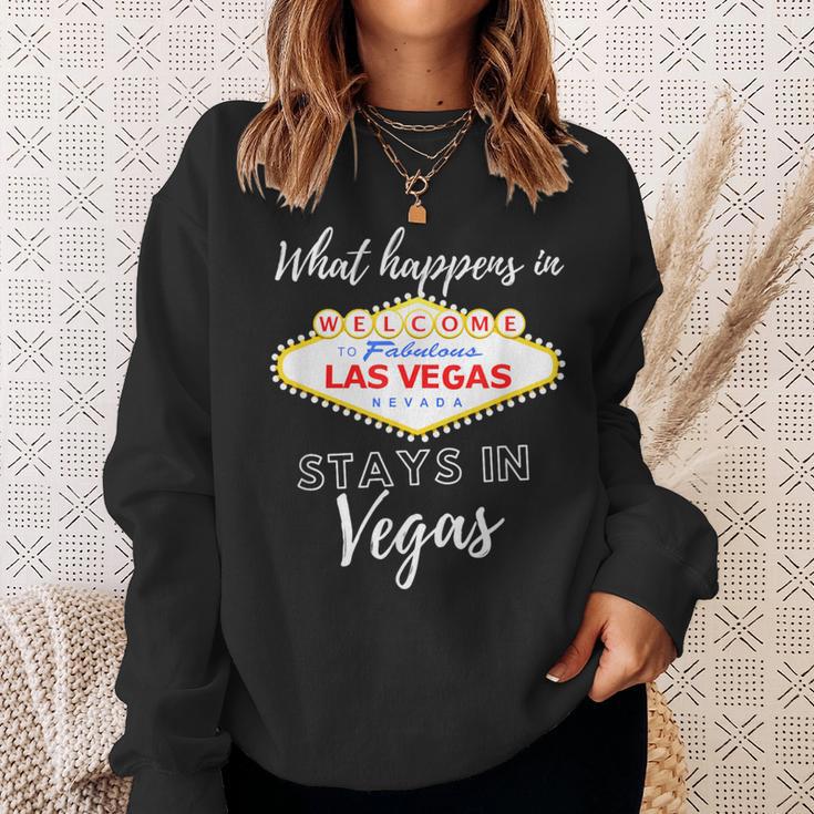 What Happens In Vegas Sin City Las Vegas Sweatshirt Geschenke für Sie