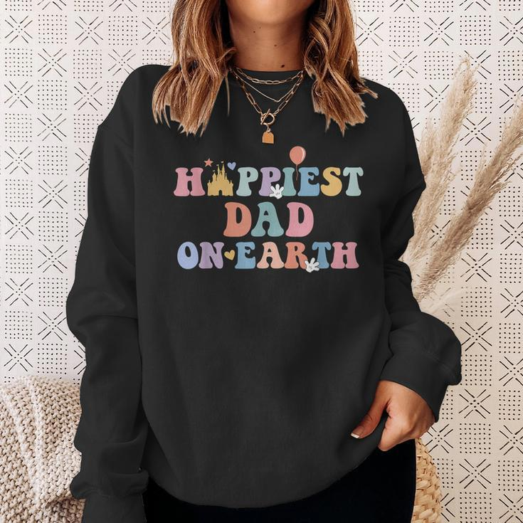 Happiest Dad On Earth Family Trip Sweatshirt Gifts for Her
