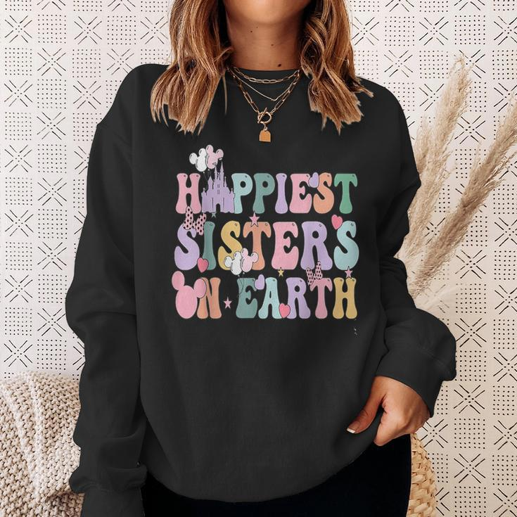 Happiest Sisters On The Earth Happy Birthday Sister Sister Sweatshirt Gifts for Her