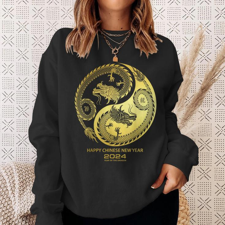 Happy 2024 Chinese New Year 2024 Year Of The Dragon 2024 Sweatshirt Gifts for Her