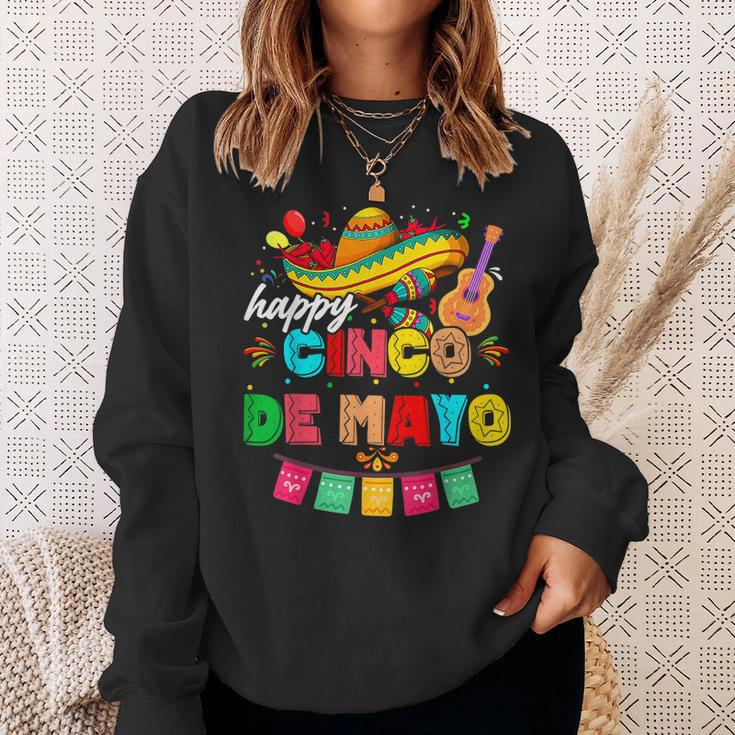 Happy 5 De Mayo Lets Fiesta Viva Mexico Cinco De Mayo Man Sweatshirt Gifts for Her