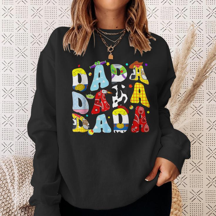 Happy Father Toy Story Dada Boy For Dad Granddad Sweatshirt Gifts for Her