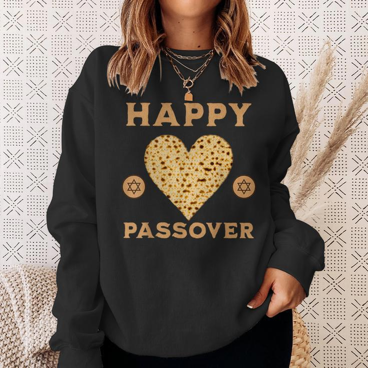 Happy Passover Jewish Passover Seder Matzah Sweatshirt Gifts for Her