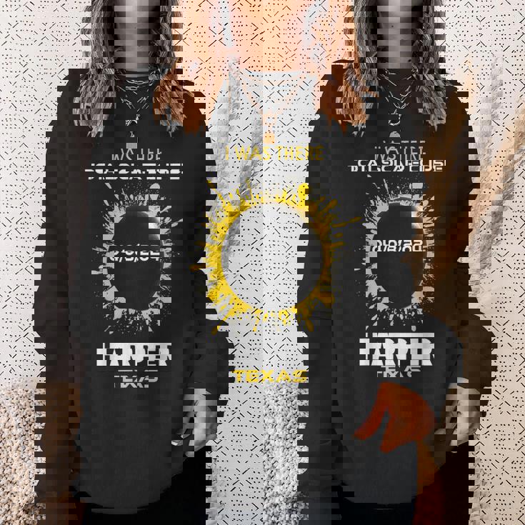 Harper Texas Total Solar Eclipse 2024 Sweatshirt Gifts for Her
