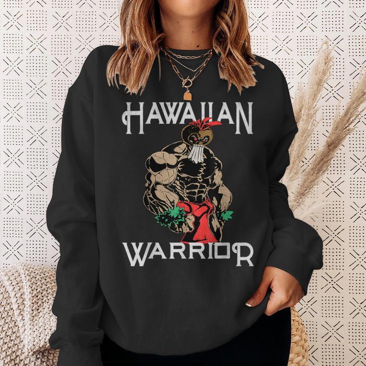 Hawaii Warrior Native Hawaiian War HelmetSweatshirt Gifts for Her