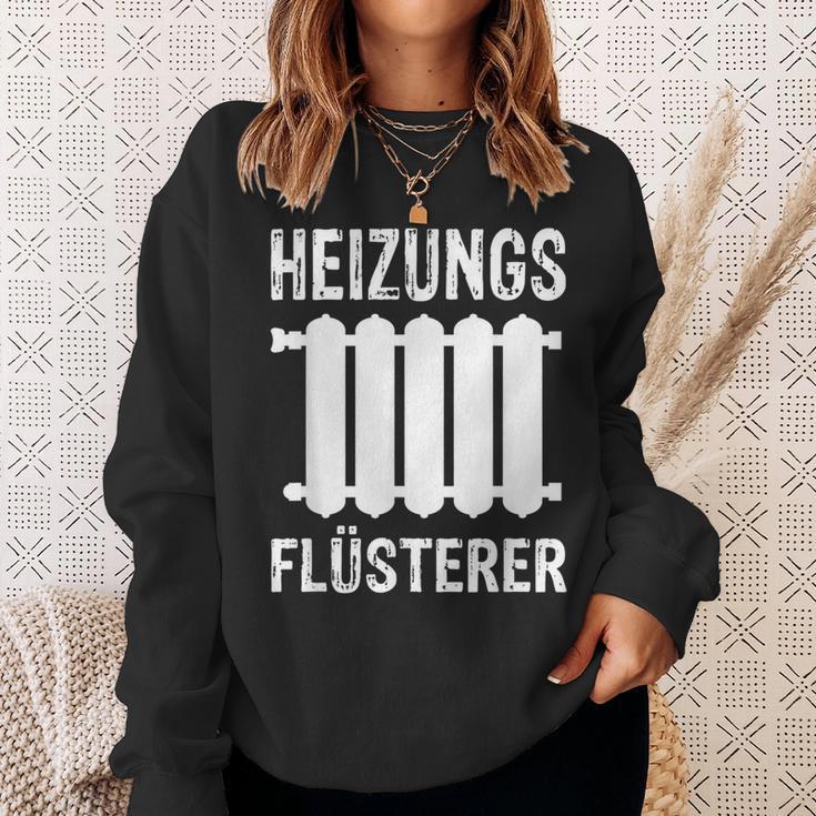 Heizungsbauer Aus Leidenschaft Heating Whisperer Sweatshirt Geschenke für Sie