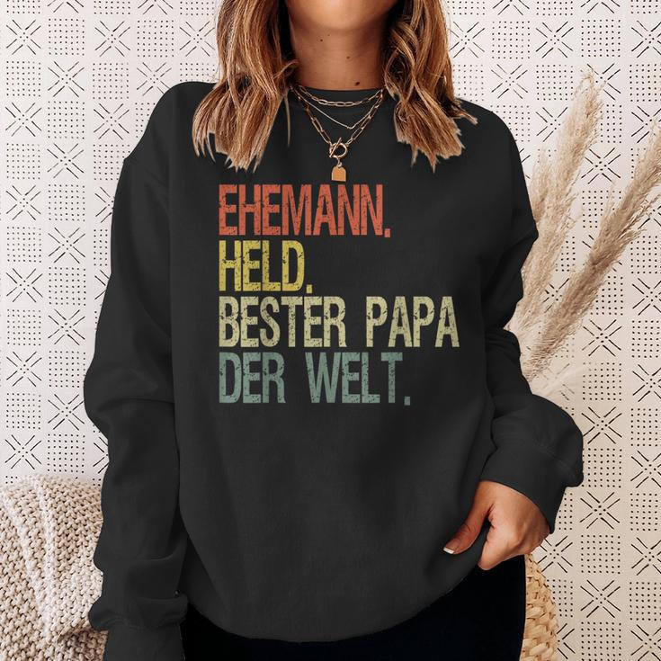 Held Beste Papa Der Welt Help S Sweatshirt Geschenke für Sie