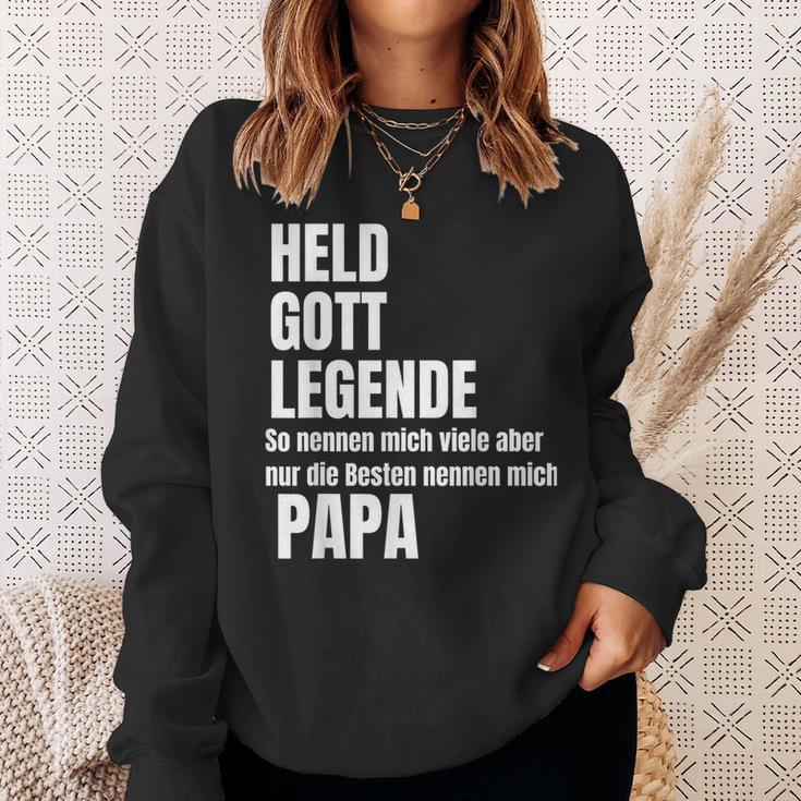 Held God Legend Die Besten Nennen Mich Papa Sweatshirt Geschenke für Sie