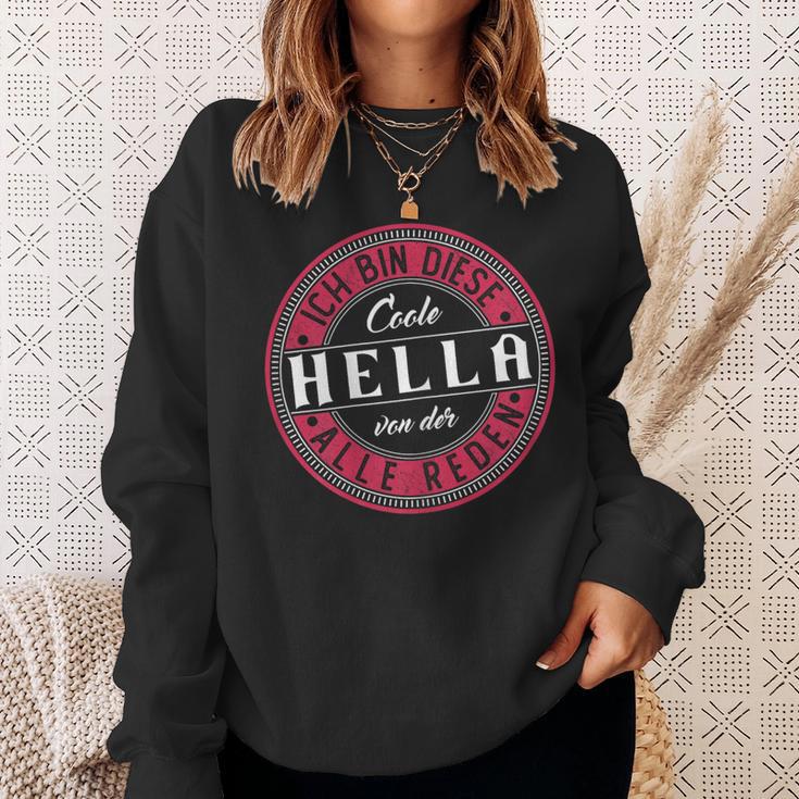 Hella Ich Bin Diese Coole Hella Sweatshirt Geschenke für Sie