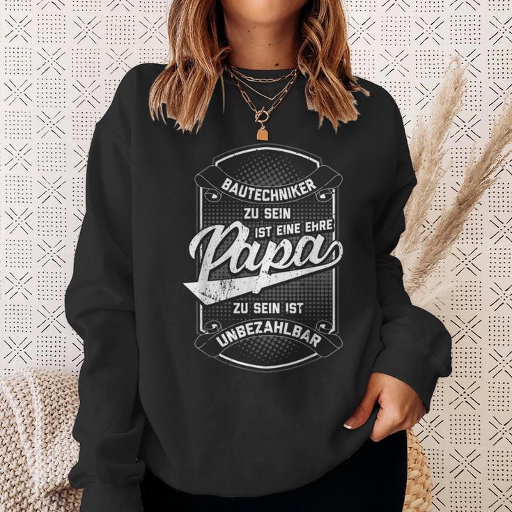 Herren Bautechniker Papa Ehreatertag Konstrukteur Sweatshirt Geschenke für Sie