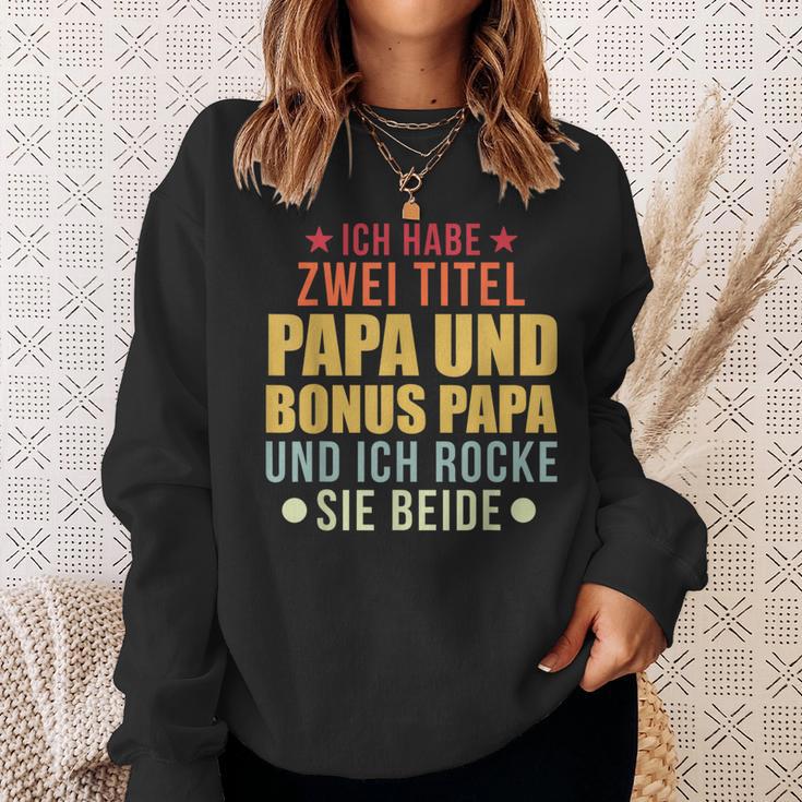 Herren Bonus Papa Papa Stiefvater Sweatshirt Geschenke für Sie