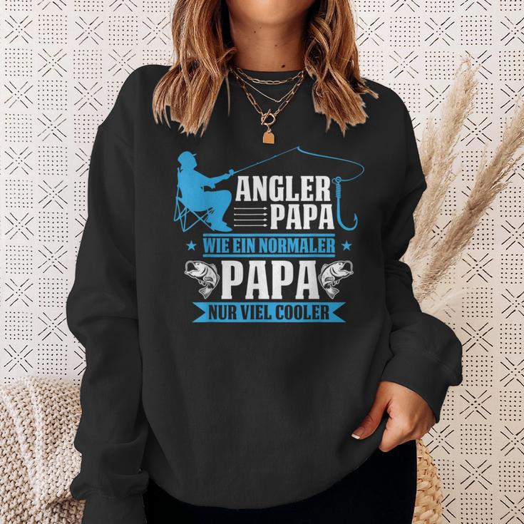 Herren Cooler Angler Papaater Fischen Angelnatertag Spruch Sweatshirt Geschenke für Sie