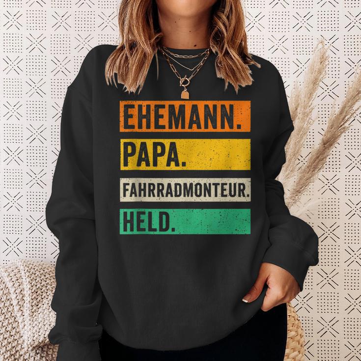 Herren Fahrradmonteur Papaateratertag Fahrradwerkstatt Sweatshirt Geschenke für Sie