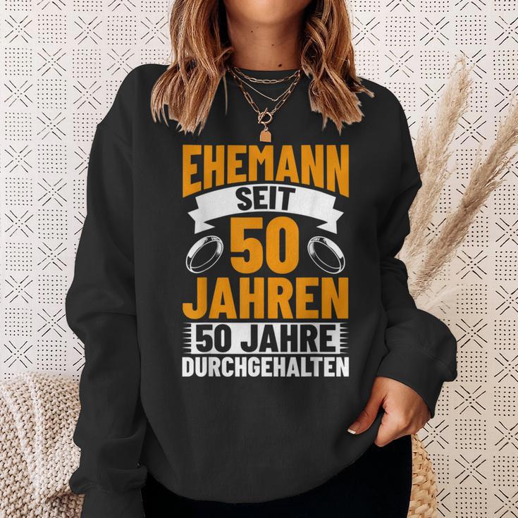 Herren Goldhochzeit Deko Hochzeitstag Jubiläum Ehemann Hochzeit Sweatshirt Geschenke für Sie