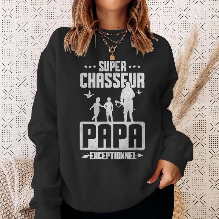 Herren Humor Geschenk Super Jäger Papa Außergewöhnlich Jagdater Sweatshirt Geschenke für Sie