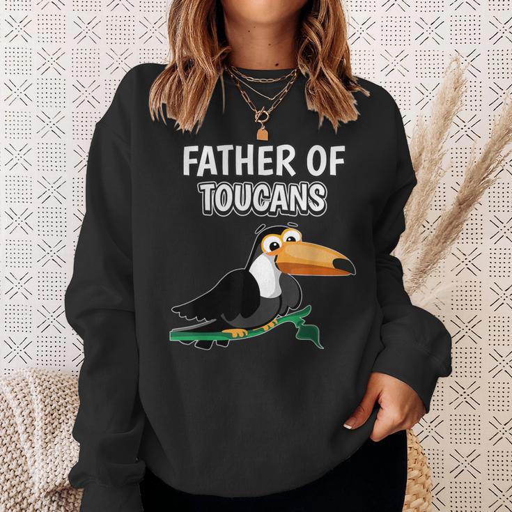 Herren Jungen Father Of Toucans Papaatertag Tukan Sweatshirt Geschenke für Sie