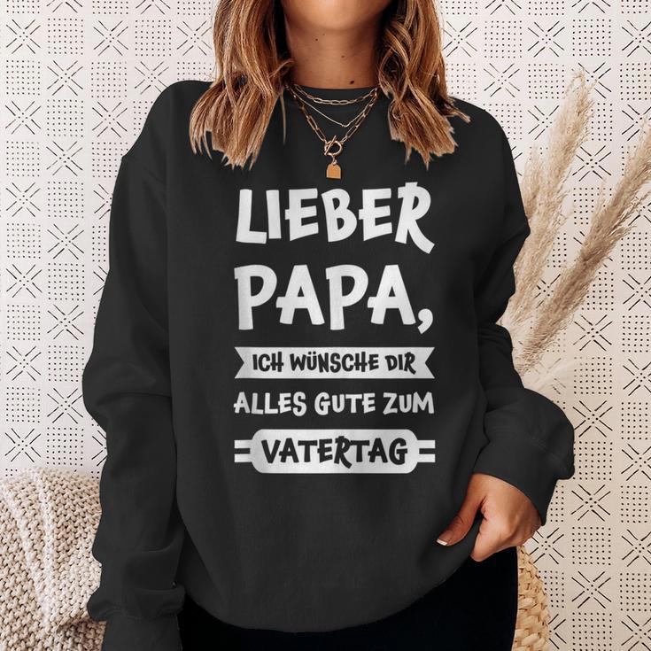 Herren Lieber Papa Alles Gute Zumatertag Papaatertag Sweatshirt Geschenke für Sie