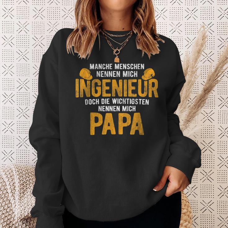 Herren Manche Nennen Mich Ingenieur Papaater Ingenieur Sweatshirt Geschenke für Sie