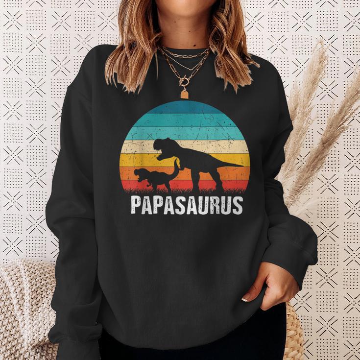 Herren Papasaurusater Tag Dinosaurier Papa Saurus Geschenk Dino Sweatshirt Geschenke für Sie