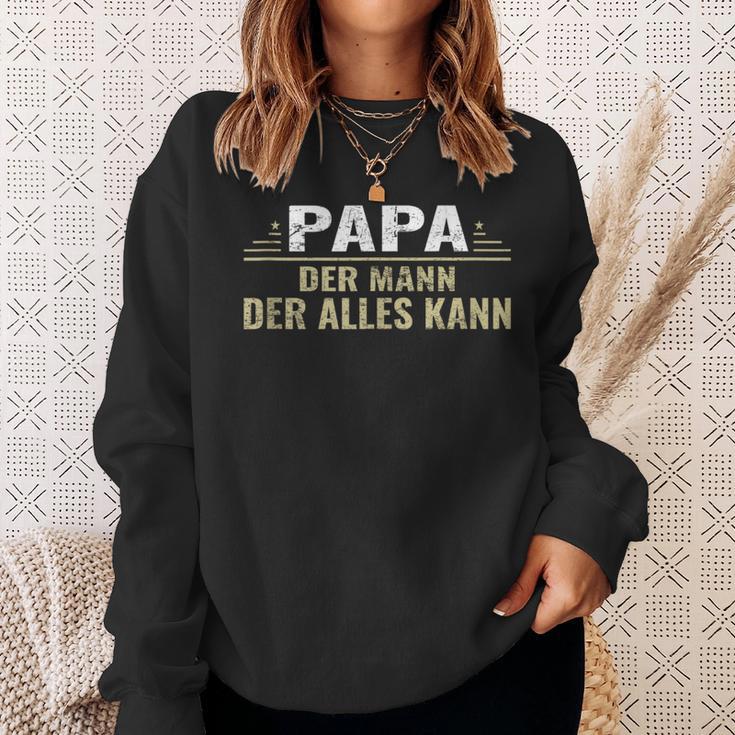 Herren Weltbester Papaatertag Sohn Tochterater Sweatshirt Geschenke für Sie