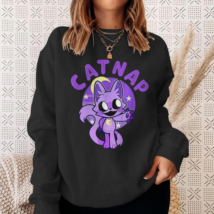 Hi Cats Nap Lover Cat Sweatshirt Gifts for Her