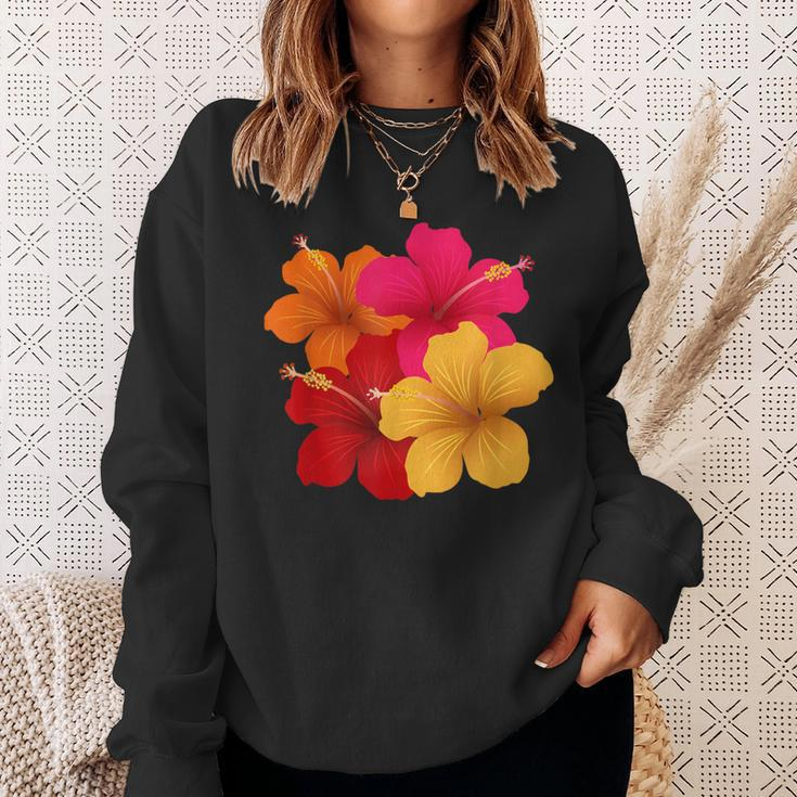 Hibiskusblüten Sweatshirt Geschenke für Sie