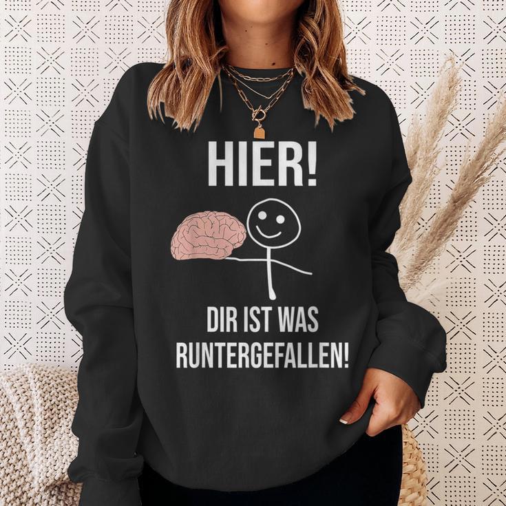 Hier Dir Ist Was Untergefen Black Sweatshirt Geschenke für Sie