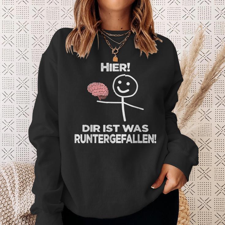 Hier Dir Ist Was Unterpfen Sweatshirt Geschenke für Sie