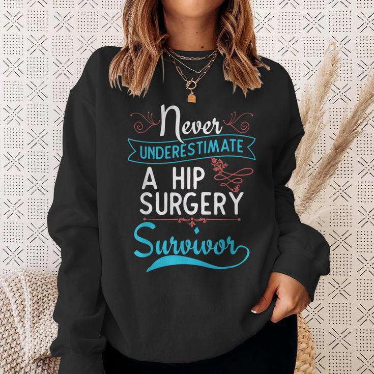 Hip SurgeryA Hip Surgery Survivor Sweatshirt Gifts for Her