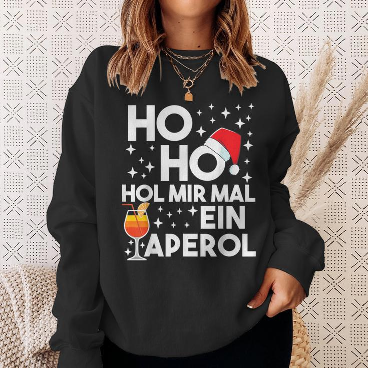 Ho Ho Hol Mir Mal An Aperol Winter Christmas Aperol Sweatshirt Geschenke für Sie
