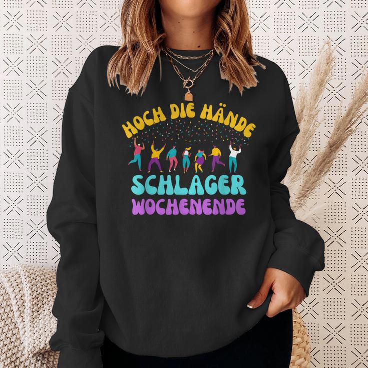 Hoch Die Hände Schlager Weekender Schlagerhit Schlagerparty Sweatshirt Geschenke für Sie