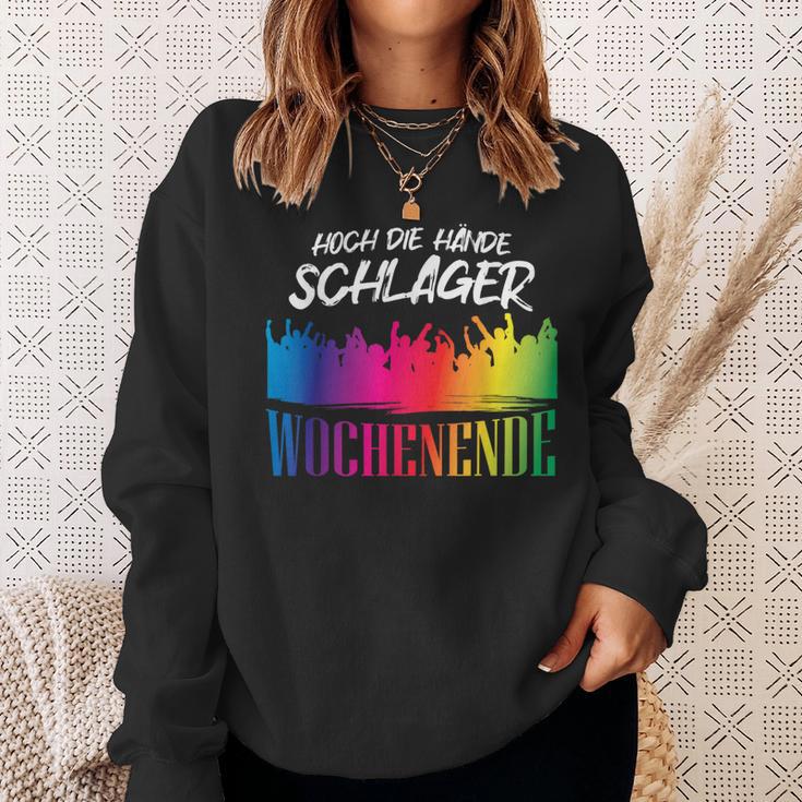 Hoch Die Hände Schlager Weekend Schlager Party Night S Sweatshirt Geschenke für Sie