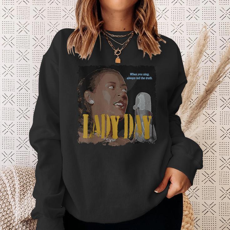 Holiday Jazz Wisdom Vocalist Singer Musician Sweatshirt Gifts for Her