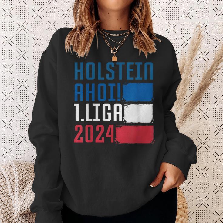 Holstein Ahoi Moin 1Liga 2024 Aufstieg Kiel Fanartikel Sweatshirt Geschenke für Sie